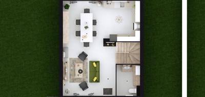 Terrain et maison à Genouilleux en Ain (01) de 90 m² à vendre au prix de 334947€ - 2