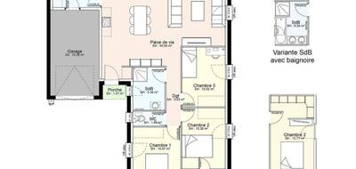 Terrain et maison à Ligugé en Vienne (86) de 434 m² à vendre au prix de 203725€ - 3