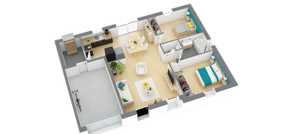 Terrain et maison à Bourg-des-Comptes en Ille-et-Vilaine (35) de 404 m² à vendre au prix de 178397€ - 3