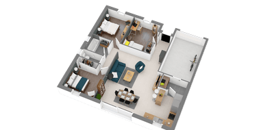 Terrain et maison à Pomarez en Landes (40) de 842 m² à vendre au prix de 179307€ - 3
