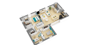 Terrain et maison à Pessac en Gironde (33) de 290 m² à vendre au prix de 340763€ - 3
