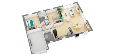 Terrain et maison à Campagne en Landes (40) de 610 m² à vendre au prix de 189198€ - 3