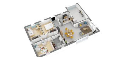 Terrain et maison à Saint-Vincent-de-Paul en Landes (40) de 763 m² à vendre au prix de 220758€ - 3