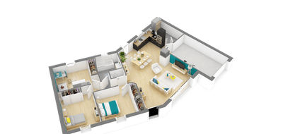 Terrain et maison à Bias en Landes (40) de 932 m² à vendre au prix de 220913€ - 3
