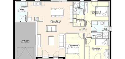 Terrain et maison à Yzernay en Maine-et-Loire (49) de 710 m² à vendre au prix de 204745€ - 3