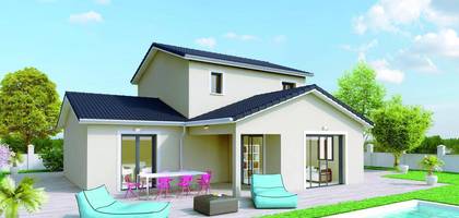 Terrain et maison à Bourg-Saint-Christophe en Ain (01) de 543 m² à vendre au prix de 352200€