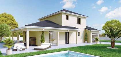Terrain et maison à Crottet en Ain (01) de 1117 m² à vendre au prix de 320892€