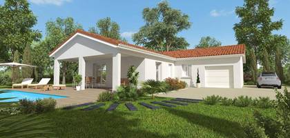 Terrain et maison à Viriat en Ain (01) de 3057 m² à vendre au prix de 399500€