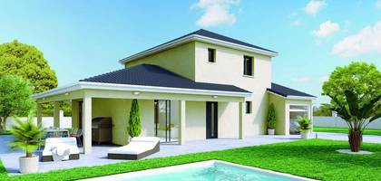 Terrain et maison à Balan en Ain (01) de 645 m² à vendre au prix de 387700€
