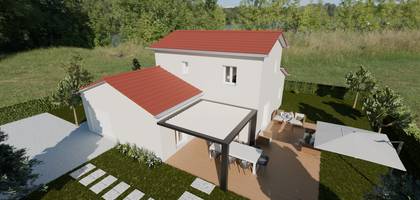 Terrain et maison à Mornant en Rhône (69) de 607 m² à vendre au prix de 493999€