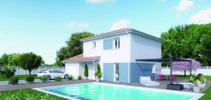Terrain et maison à Saint-Julien-sur-Veyle en Ain (01) de 561 m² à vendre au prix de 283600€