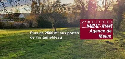 Terrain à Samoreau en Seine-et-Marne (77) de 2540 m² à vendre au prix de 295000€