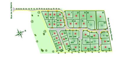 Terrain à Valliquerville en Seine-Maritime (76) de 704 m² à vendre au prix de 50000€