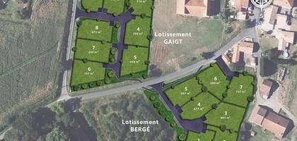 Terrain à Rivière-Saas-et-Gourby en Landes (40) de 667 m² à vendre au prix de 92000€