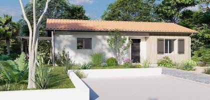 Terrain et maison à Gaillan-en-Médoc en Gironde (33) de 86 m² à vendre au prix de 243000€