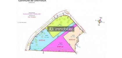 Terrain à Craywick en Nord (59) de 975 m² à vendre au prix de 77900€