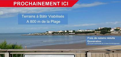 Terrain à Vaux-sur-Mer en Charente-Maritime (17) de 450 m² à vendre au prix de 213000€