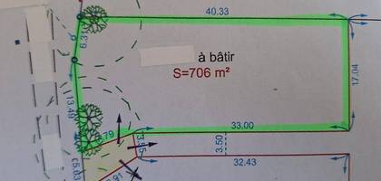 Terrain à La Turballe en Loire-Atlantique (44) de 706 m² à vendre au prix de 162300€