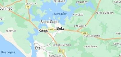 Terrain à Belz en Morbihan (56) de 383 m² à vendre au prix de 165000€