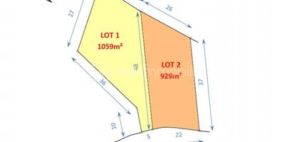 Terrain à Cambron en Somme (80) de 1000 m² à vendre au prix de 53500€