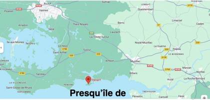 Terrain à Damgan en Morbihan (56) de 700 m² à vendre au prix de 550000€