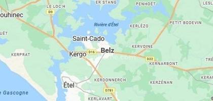 Terrain à Belz en Morbihan (56) de 340 m² à vendre au prix de 150000€