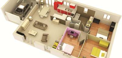 Terrain et maison à Pajay en Isère (38) de 2400 m² à vendre au prix de 258300€ - 4