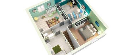 Terrain et maison à Rignieux-le-Franc en Ain (01) de 400 m² à vendre au prix de 341900€ - 2
