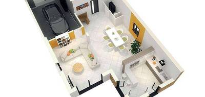 Terrain et maison à Nivolas-Vermelle en Isère (38) de 761 m² à vendre au prix de 381605€ - 3