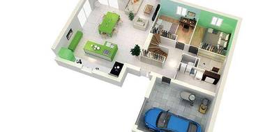 Terrain et maison à Roche en Isère (38) de 1068 m² à vendre au prix de 424192€ - 3