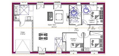 Terrain et maison à Cassen en Landes (40) de 90 m² à vendre au prix de 237300€ - 3