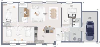 Terrain et maison à Asfeld en Ardennes (08) de 120 m² à vendre au prix de 275000€ - 4