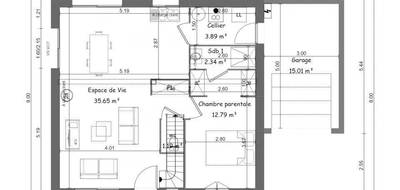 Terrain et maison à Creully sur Seulles en Calvados (14) de 110 m² à vendre au prix de 237900€ - 2