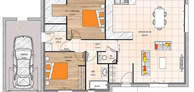 Terrain et maison à Chemillé-en-Anjou en Maine-et-Loire (49) de 80 m² à vendre au prix de 256700€ - 4