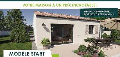 Terrain et maison à Roullet-Saint-Estèphe en Charente (16) de 60 m² à vendre au prix de 148500€ - 1