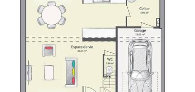 Terrain et maison à Bois-Guillaume en Seine-Maritime (76) de 109 m² à vendre au prix de 332000€ - 4