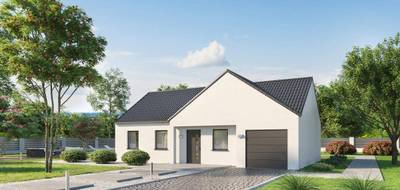 Terrain et maison à Saint-Paterne-Racan en Indre-et-Loire (37) de 78 m² à vendre au prix de 219157€ - 1