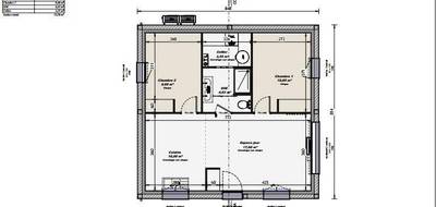 Terrain et maison à Sablé-sur-Sarthe en Sarthe (72) de 55 m² à vendre au prix de 131600€ - 2