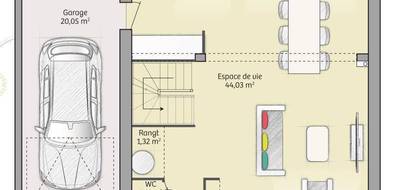 Terrain et maison à Saint-Pathus en Seine-et-Marne (77) de 91 m² à vendre au prix de 283000€ - 4