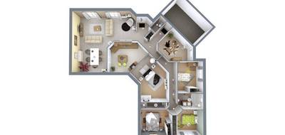 Terrain et maison à Bazas en Gironde (33) de 146 m² à vendre au prix de 356600€ - 3