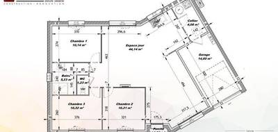 Terrain et maison à Le Bec-Hellouin en Eure (27) de 85 m² à vendre au prix de 195000€ - 4