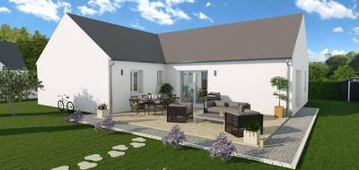 Terrain et maison à Courçay en Indre-et-Loire (37) de 132 m² à vendre au prix de 295600€ - 1