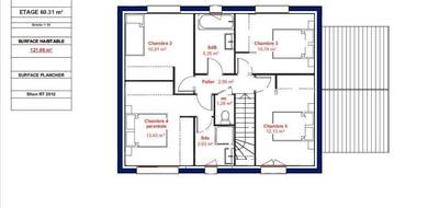 Terrain et maison à Cambronne-lès-Clermont en Oise (60) de 124 m² à vendre au prix de 263500€ - 4