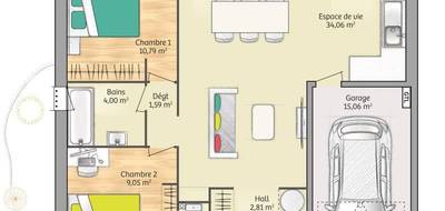 Terrain et maison à Boissy-le-Châtel en Seine-et-Marne (77) de 65 m² à vendre au prix de 200895€ - 4