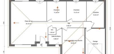 Terrain et maison à Grez-sur-Loing en Seine-et-Marne (77) de 120 m² à vendre au prix de 306000€ - 3