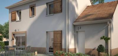 Terrain et maison à Provins en Seine-et-Marne (77) de 90 m² à vendre au prix de 266371€ - 2