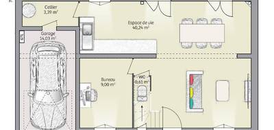 Terrain et maison à Pontarmé en Oise (60) de 90 m² à vendre au prix de 299500€ - 4