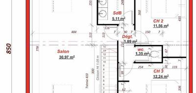 Terrain et maison à Chatou en Yvelines (78) de 130 m² à vendre au prix de 810000€ - 4