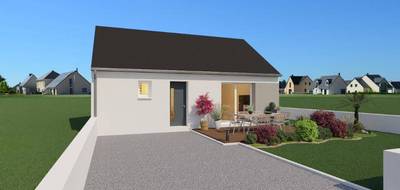 Terrain et maison à Guer en Morbihan (56) de 70 m² à vendre au prix de 169000€ - 1