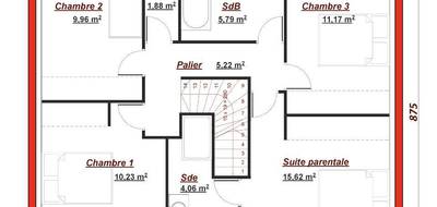 Terrain et maison à Chatou en Yvelines (78) de 129 m² à vendre au prix de 804000€ - 4